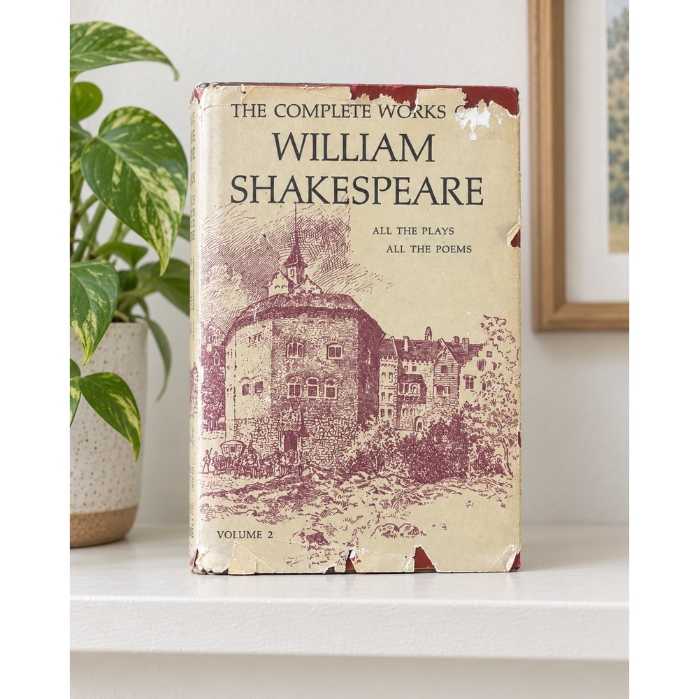 Complete Works of William Shakespeare Vol 2 Nelson Doubleday Hardcover Book Club